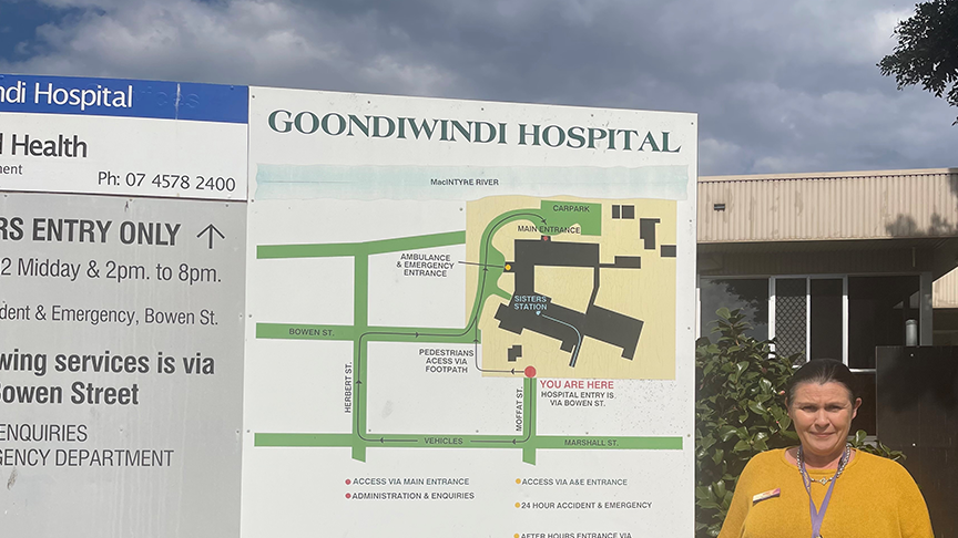 Image for Works currently underway at Goondiwindi Hospital to improve the facility